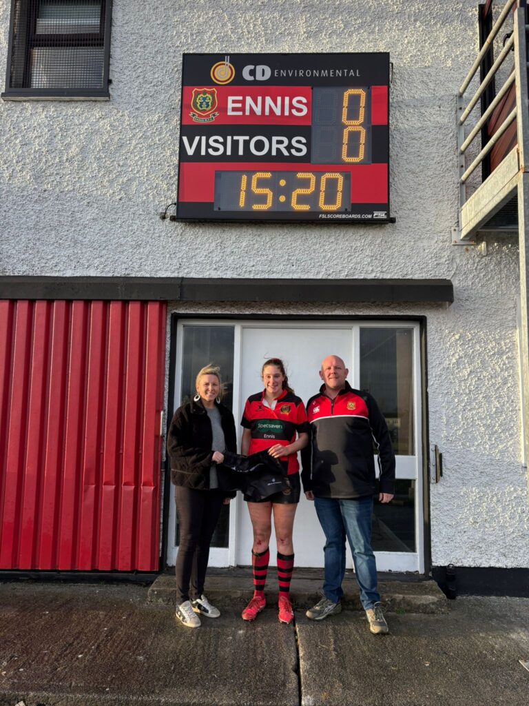 Ennis Rugby Club Ladies Senior Team Sponsorship